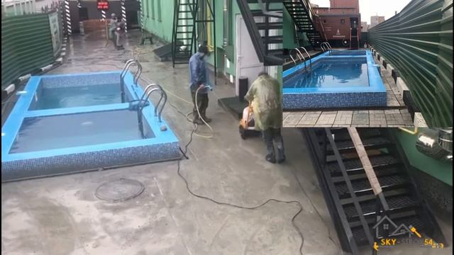 Реконструкция площадки отдыха "Бани Паровозов" в Новосибирске смотреть онлайн