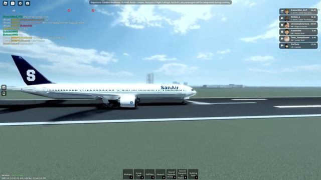 ROBLOX | SA914 - San Air Flight смотреть онлайн