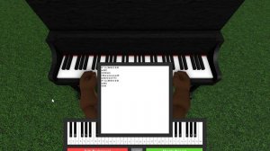 Erika Roblox piano sheets (easy version, Read pinned comment)