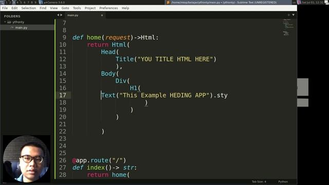 Fronty Tutorial - Make HTML In Python Code смотреть онлайн