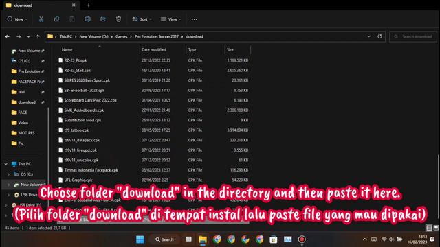 DPFILELIST GENERATOR EASY GUIDE | PES 2017