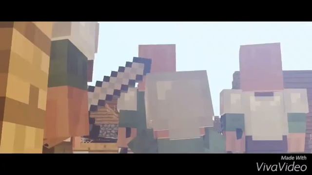 (Animation Minecraft Dragons With Music)анимация майнкрафт драконы с музыкой