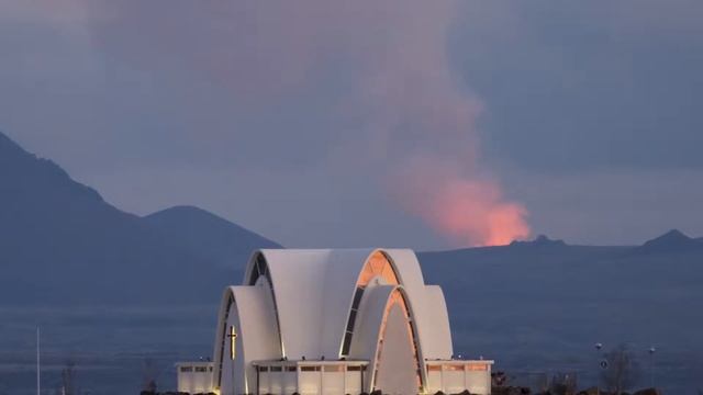 Извержение вулкана Фаградальсфьядль (eruption Fagradalsfjall)