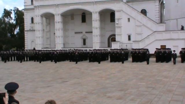 Присяга в Президентском полку на Соборной площади Кремля - 03.06.2017г - 12 смотреть онлайн