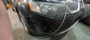 Как снять фары Митсубиши Аутлендер Mitsubishi Outlander XL