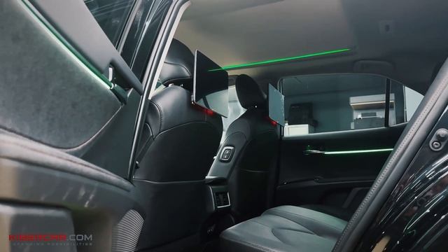 Атмосферная подсветка салона акриловыми нитями Toyota Camry смотреть онлайн