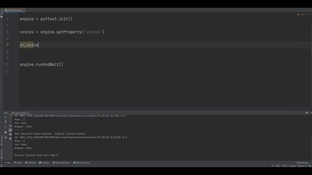 Синтез речи на python (питон) | Преобразование текста в речь pyttsx3 смотреть онлайн