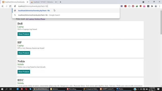Project Part 2 - Query String and SQL conditions смотреть онлайн