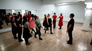 Кадриль Сиксдриль, фигура 3 для первых и вторых (учебное видео с класса). Сообщество Assemblés