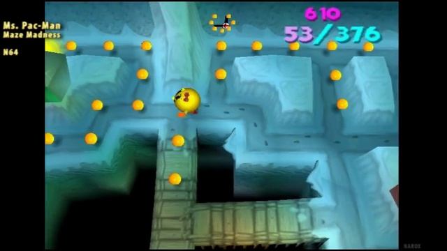 MS. PAC-MAN MAZE MADNESS / auto demo / Nintendo 64 / 2000 смотреть онлайн