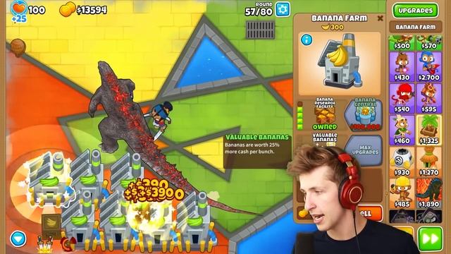 TIER 7 Glaive Dominus in BTD 6! (Modded Paragon Boomerang Monkey) смотреть онлайн