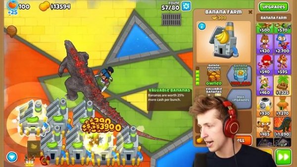 TIER 7 Glaive Dominus in BTD 6! (Modded Paragon Boomerang Monkey)