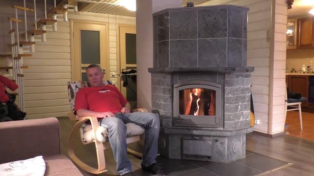 Камины Tulikivi в частном доме смотреть онлайн