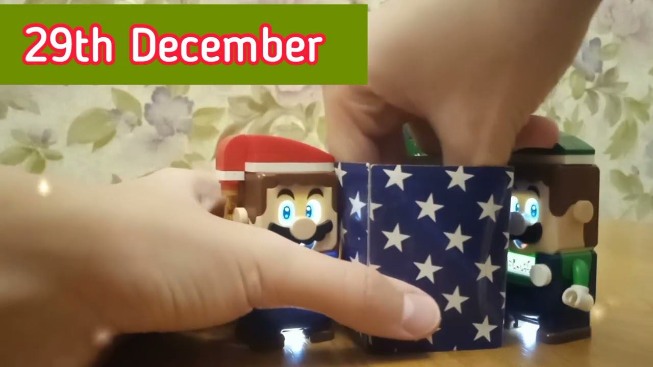 My Christmas & New Year Advent Calendar mini surprises by Lego Super Mario & Luigi. Day 29 #shorts смотреть онлайн