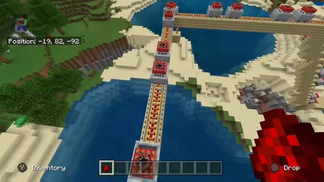 Minecraft automated TNT machine смотреть онлайн