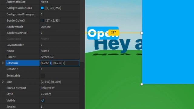 How to tween a frame on Roblox Studio смотреть онлайн