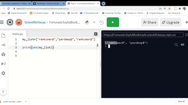 11th Python Data Type: set. Full Python in Hindi Theory plus Practical смотреть онлайн