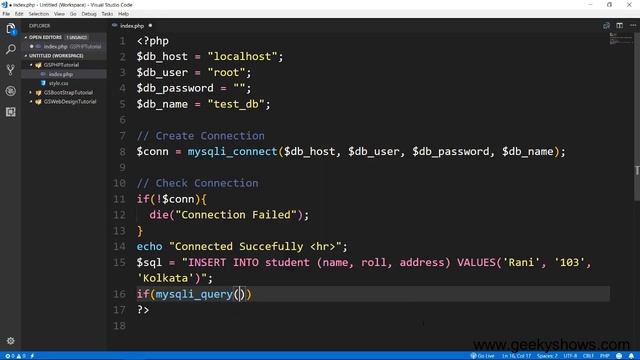 Insert Data into Database MySQLi Procedural in PHP (Hindi) смотреть онлайн