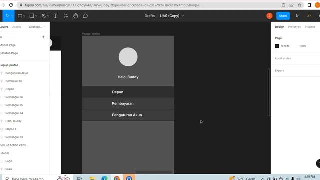 [FIGMA TUTORIAL] Project Sederhana - WIFLIX (Aplikasi Streaming) Desktop View | PART 6 смотреть онлайн