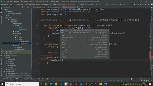 Movie App #PART-5 | MVVM | Dagger Hilt | Navigation Component | Paging 3 | Data-Binding | Retrofit смотреть онлайн