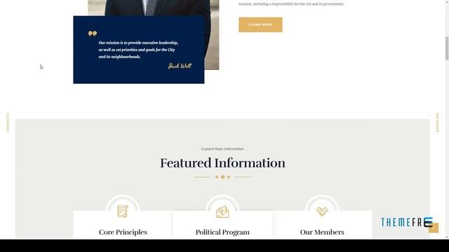 Jack Well Elections Campaign and Political WordPress Theme Hub смотреть онлайн