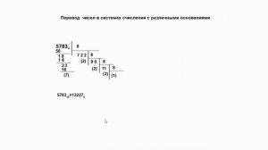 Перевод чисел из десятичной системы счисления в восьмеричную и двоичную. Подготовка к ЕГЭ.