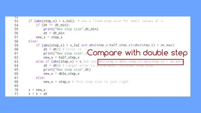 Learning the Runge-Kutta Method 2. Adaptive Step Size смотреть онлайн