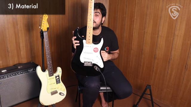 Vintage V6 MRTBG Thomas Blug VS Fender Squier 50's Classic Vibe | Guitar Comparison смотреть онлайн