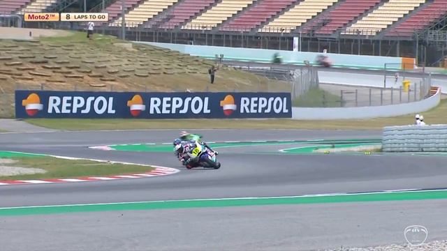 Moto2 European Championship | FULL RACE 2 | Barcelona-Catalunya 2019 | BURNOUT смотреть онлайн