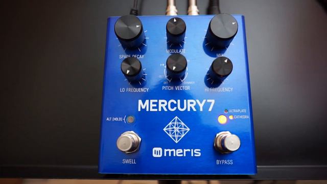 Meris Mercury 7 Reverb Pedal Sound Demo (no talking) with Novation Mininova смотреть онлайн
