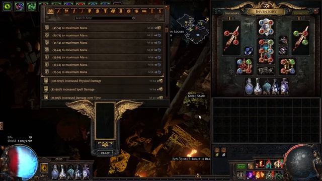 [POE 3.22] Mirror Crafting an Aura Helmet in Ancestors смотреть онлайн