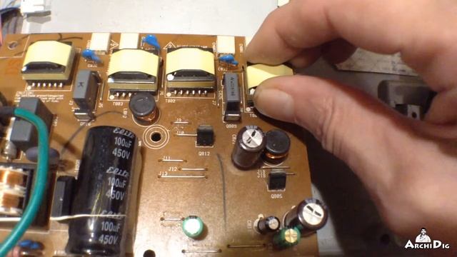 Разрушительная вибрация в электронике или ремонт монитора Benq Q7T4 смотреть онлайн