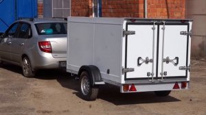 Легковой прицеп с сэндвич-фургоном изотерм 50мм от Ателье Прицепов - Studio Trailers