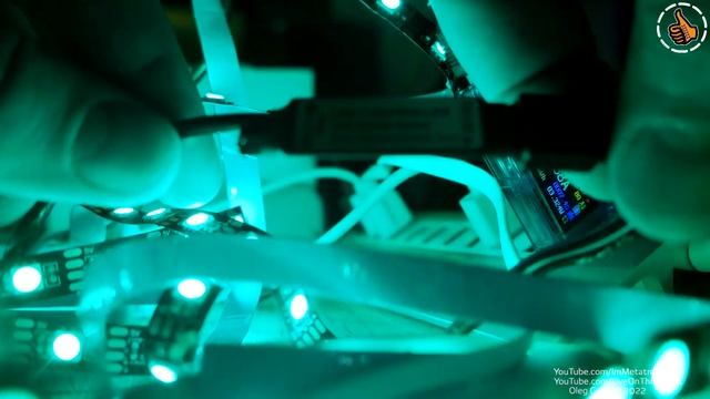 Светодиодная лента для embient подсветки. (usb, rgb, пульт) смотреть онлайн