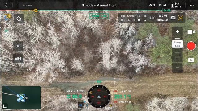 Thermal Drone Deer Survey - Raw Part 1 - DJI Mavic 3 Thermal