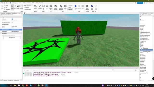 Роблокс студио урок 4 | диалоги | Roblox studio смотреть онлайн