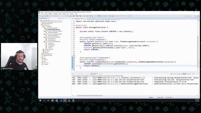 Criando um sistema de edição de texto em tempo real usando Websocket com Spring Boot e React JS смотреть онлайн