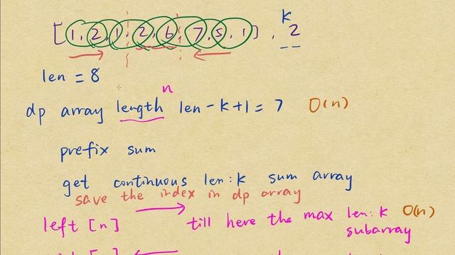 LeetCode 689. Maximum Sum of 3 Non-Overlapping Subarrays Explanation and Solution смотреть онлайн