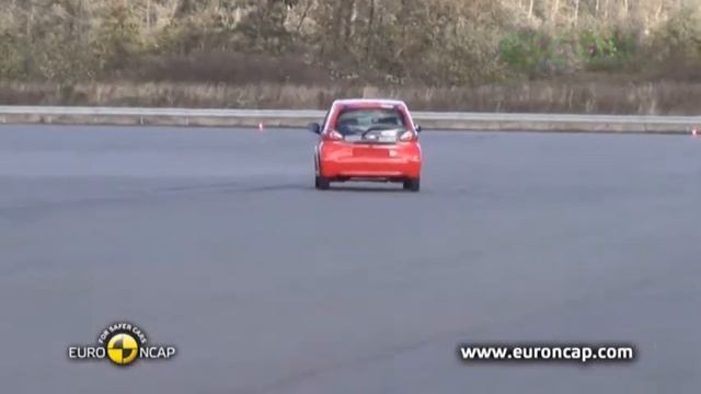 Toyota Aygo 2012 euroNCAP ESC TEST смотреть онлайн