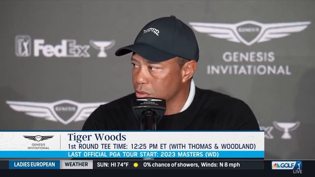 Tiger Woods speaks on Riviera, PGA Tour before Genesis Invitational (FULL PRESSER) | Golf Channel смотреть онлайн