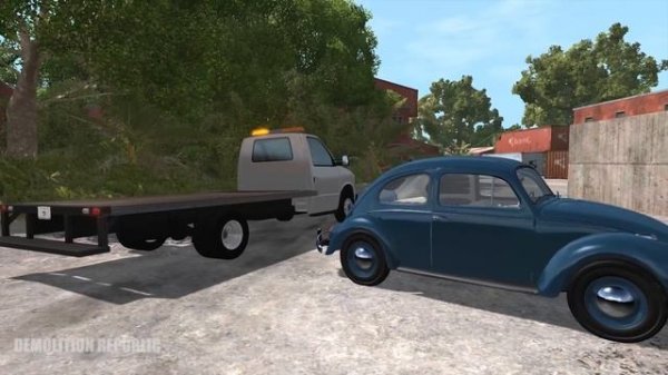 Herbie The Love Bug – Restoring Abandoned Cars – BeamNG Drive | Demolition Republic