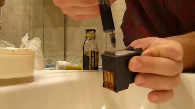 Как заправить картридж для принтера HP смотреть онлайн