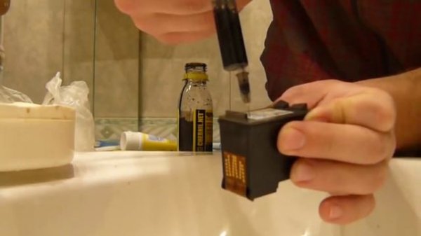 Как заправить картридж для принтера HP