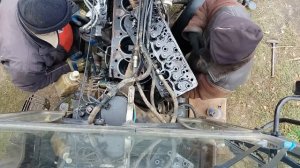 Ремонт двигателя трактора МТЗ 892 , разобрали и нашли причину стука