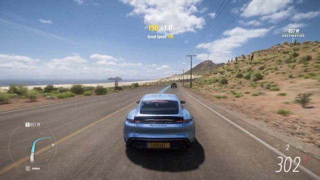 Forza Horizon 5 - Racing a Porsche Taycan смотреть онлайн