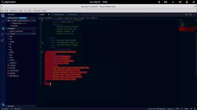 RUBY ON RAILS - GIT ACTIONS смотреть онлайн