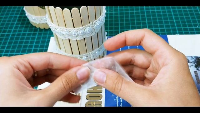 Декорирование баночек. Идея с палочками для мороженного. Органицация и хранение смотреть онлайн