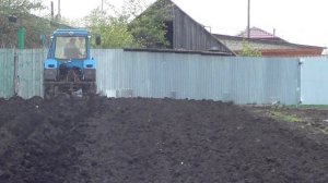 Подготовка почвы для посадки картофеля окучником на МТЗ-82