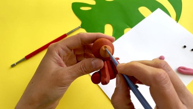 Как слепить щенка из пластилина! смотреть онлайн