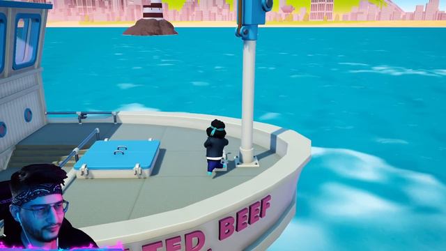 ВЫБЕРИСЬ ИЗ АКУЛЬЕЙ ПАСТИ, ЧТОБЫ НЕ ПРОИГРАТЬ (Gang Beasts) смотреть онлайн